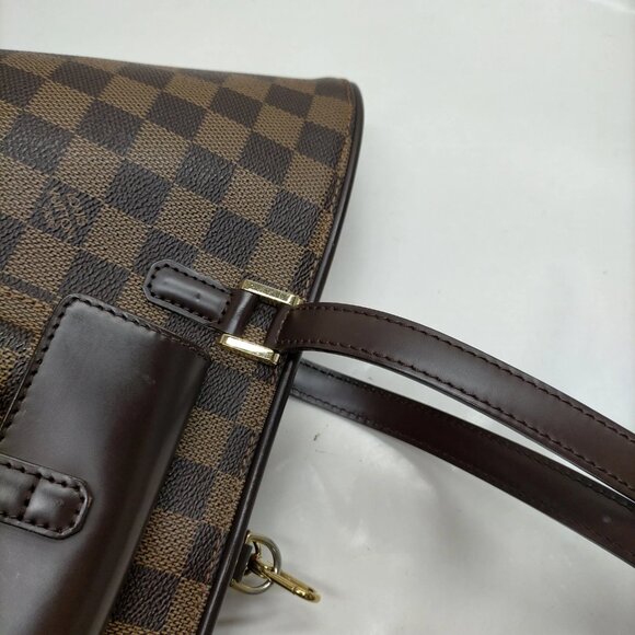 Authentic Louis Vuitton Manosque PM Brown Damier Hand Bag mn780-112525 - Picture 7 of 16